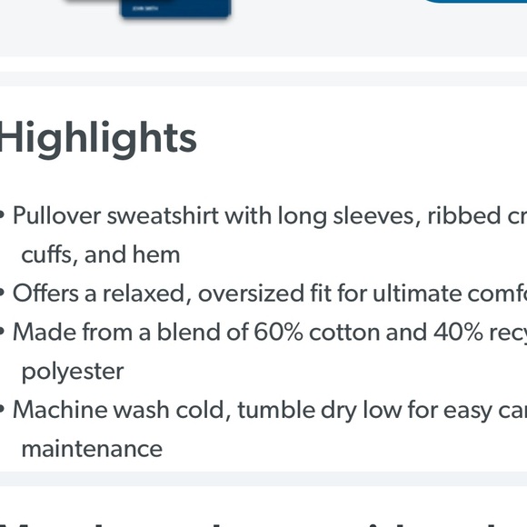 Great Smokey Mountains fleece sweatshirt - Picture 7 of 10